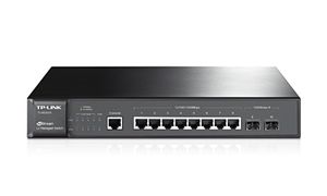 TP-LINK TL-SG3210 Managed L2 Gigabit Ethernet (10/100/1000) Power over Ethernet (PoE) Schwarz