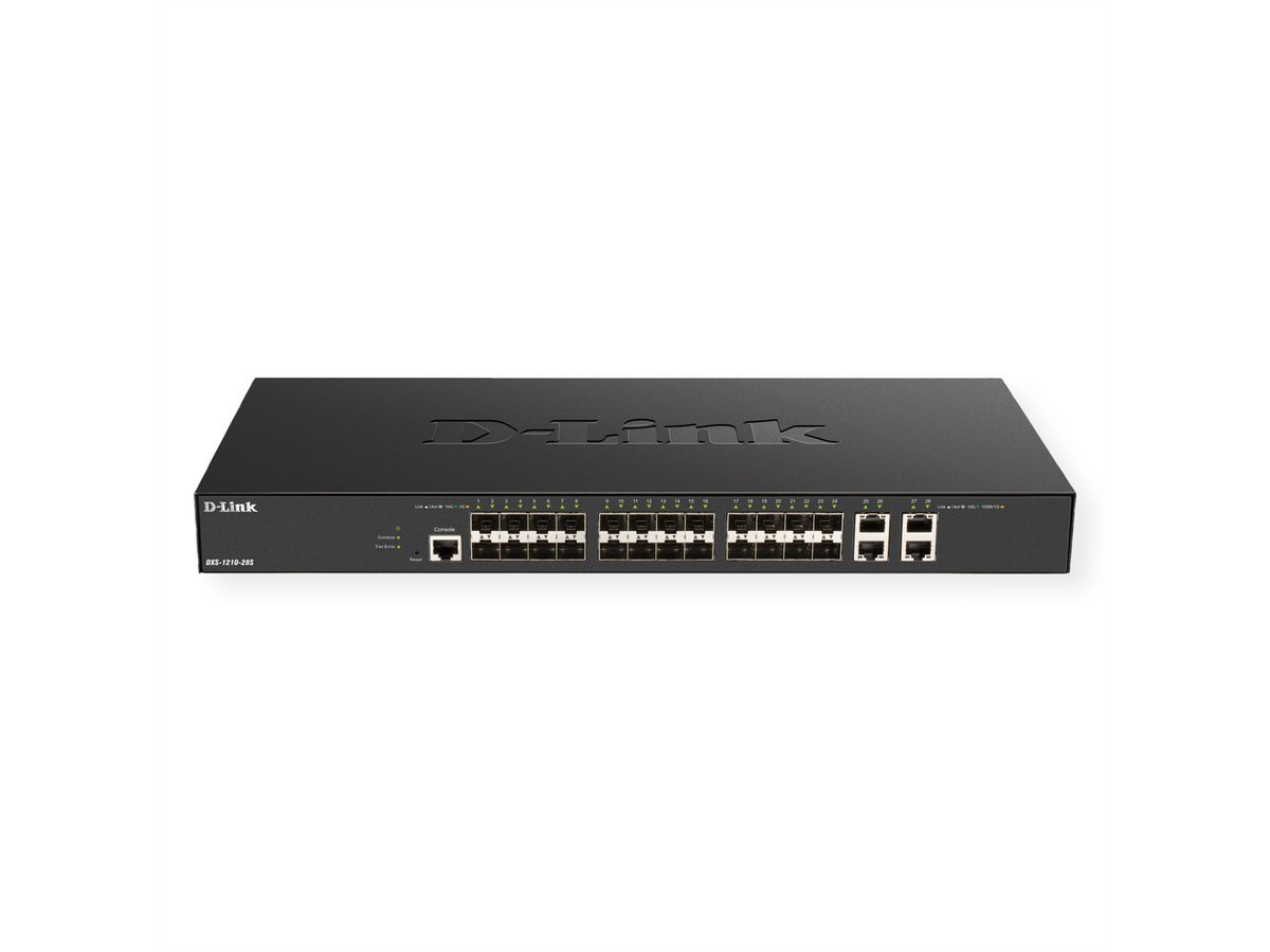 D-Link DXS-1210-28S Smart Managed Switch 24x 10G SFP+  + 4 x 10G Base-T Ports