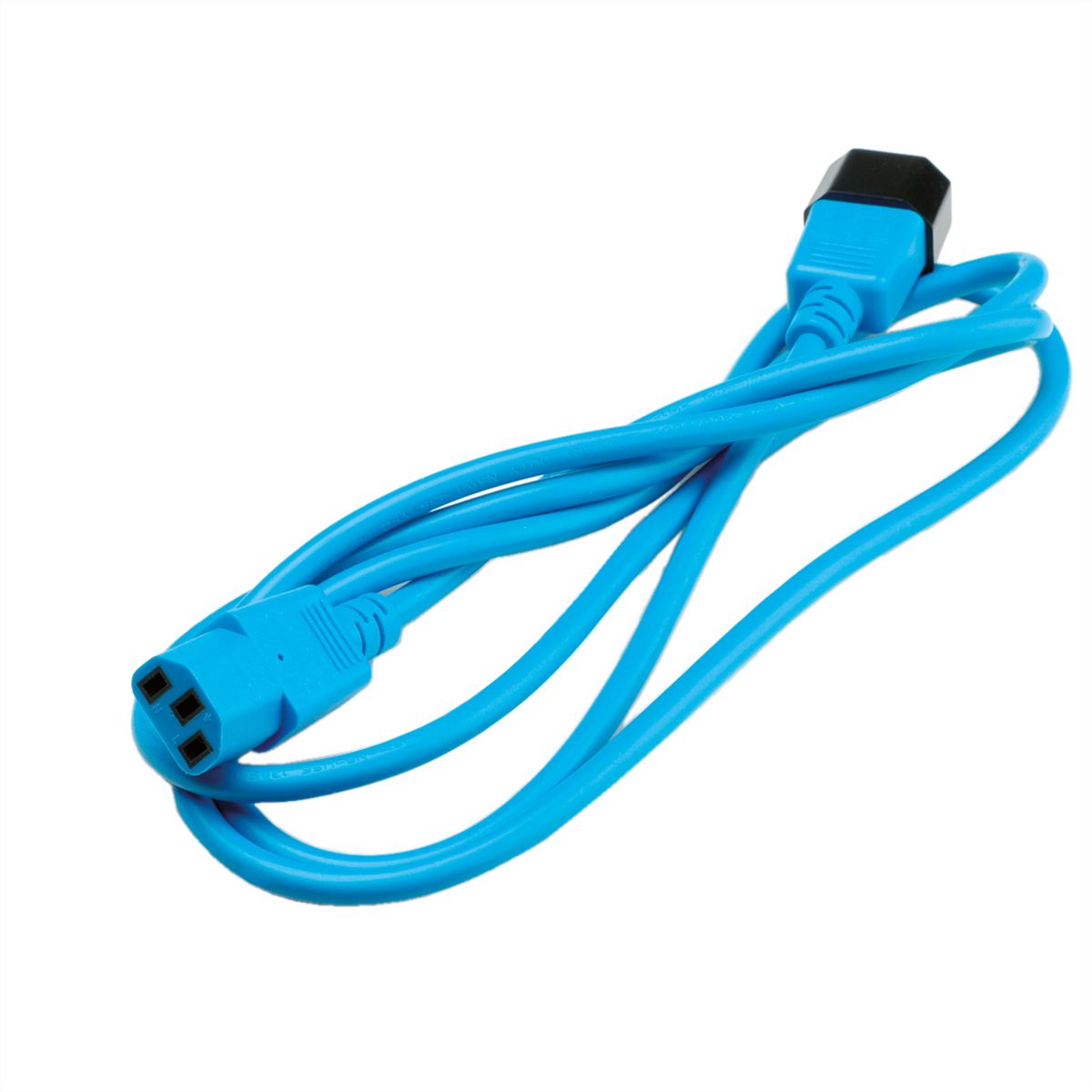 ROLINE Apparate-Verbindungskabel, IEC 320 C14 - C13, blau, 3 m