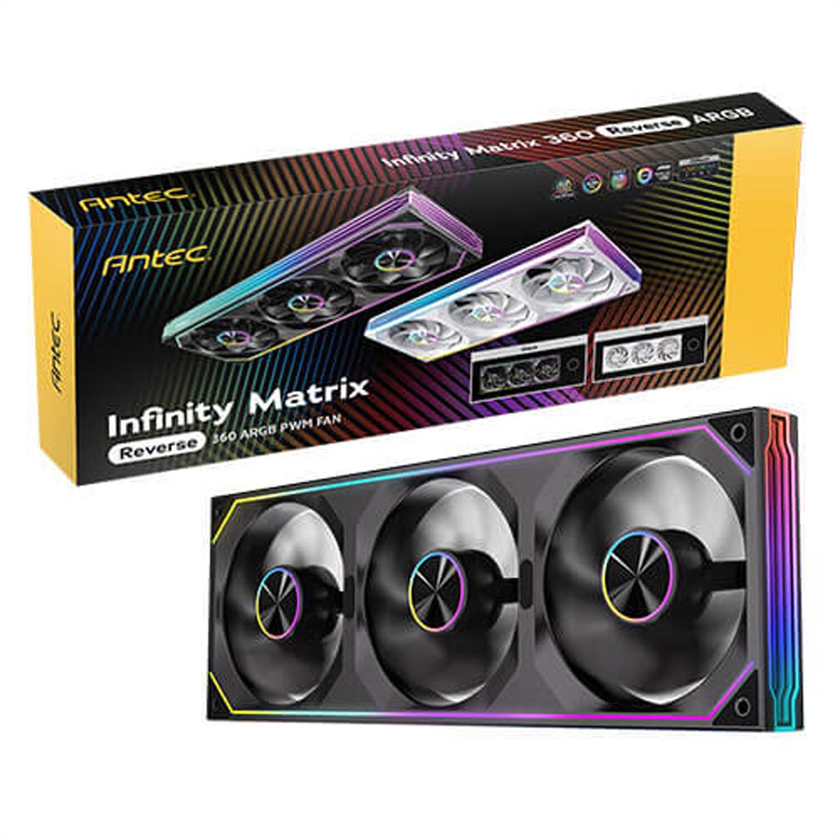 ANTEC IM 360R ARGB, Gehäuselüfter, schwarz
