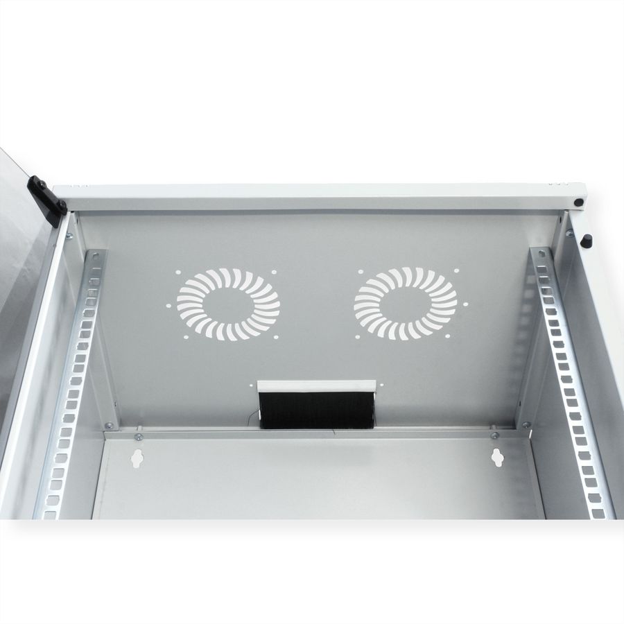 ROLINE 19-Zoll Wandgehäuse Basic 12 HE, 540x400 BxT Bausatz grau