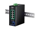 TRENDnet TI-BG5091B DIN-Rail Switch 2,5G 9-Port Industrial PoE++ mit 10G Ports