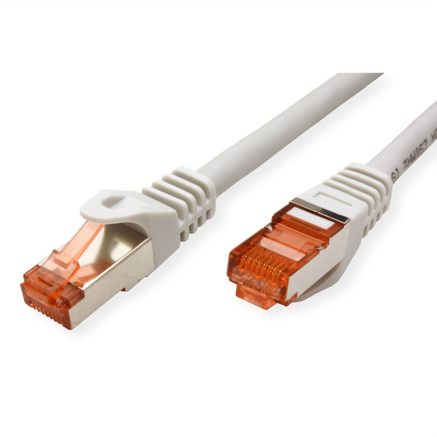 ROLINE Patchkabel Cat.6 S/FTP (PiMF), Component Level, LSOH, grau, 10 m