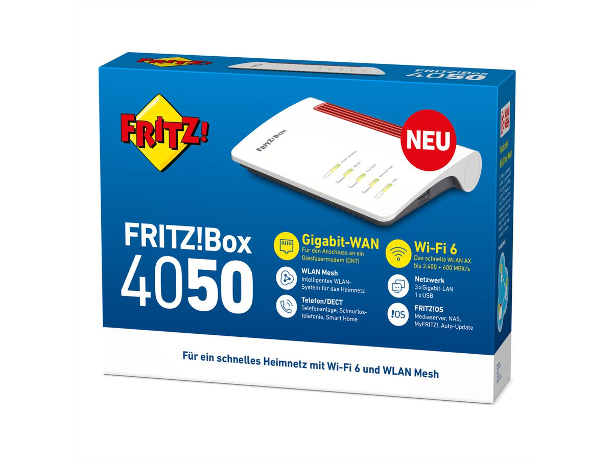 AVM FRITZ!Box 4050, WLAN-Router