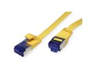 VALUE Patchkabel Kat.6A (Class EA) FTP, extra-flach, gelb, 3 m