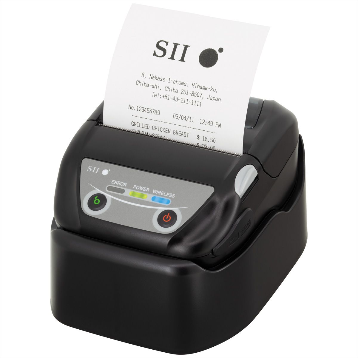 SEIKO MP-B30 mobiler Etikettendrucker, WLAN, USB