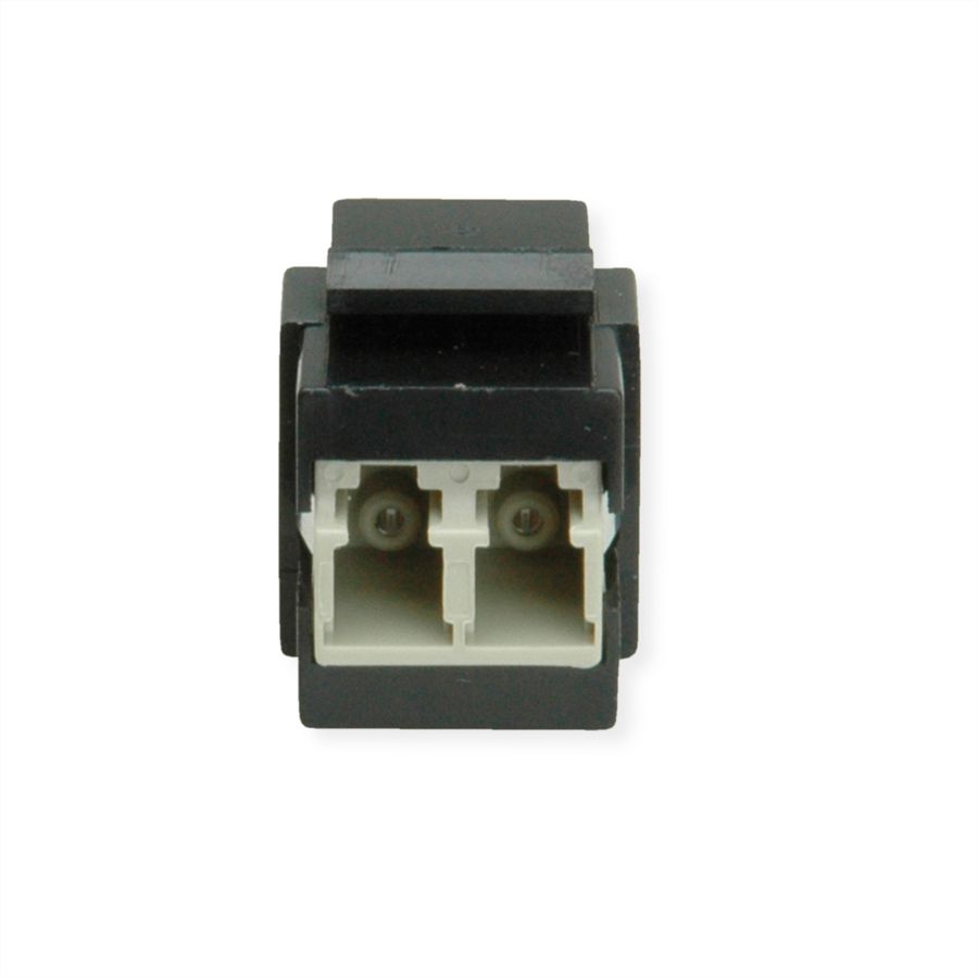 ROLINE Keystone LWL-Adapter LC/LC Duplex, Multimode, OM2