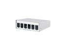 METZ CONNECT Modul AP-Gehäuse 6 Port reinweiß RAL9010