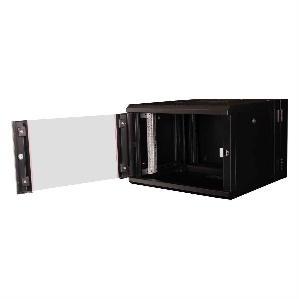 ROLINE 19-Zoll Wandgehäuse Pro 7 HE, 600x600 BxT zweiteilig schwenkbar schwarz