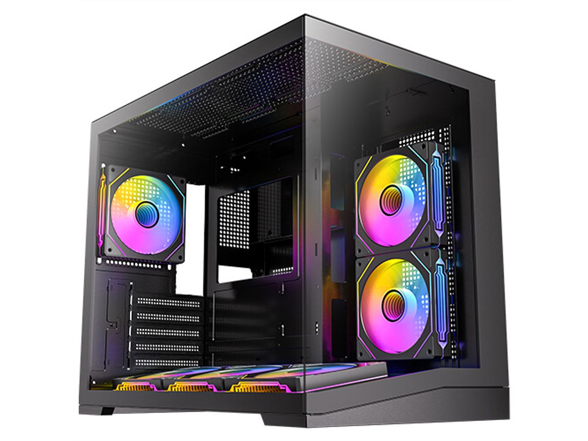 ANTEC CX M3 ARGB B PC Case, Mini-Tower microATX, schwarz