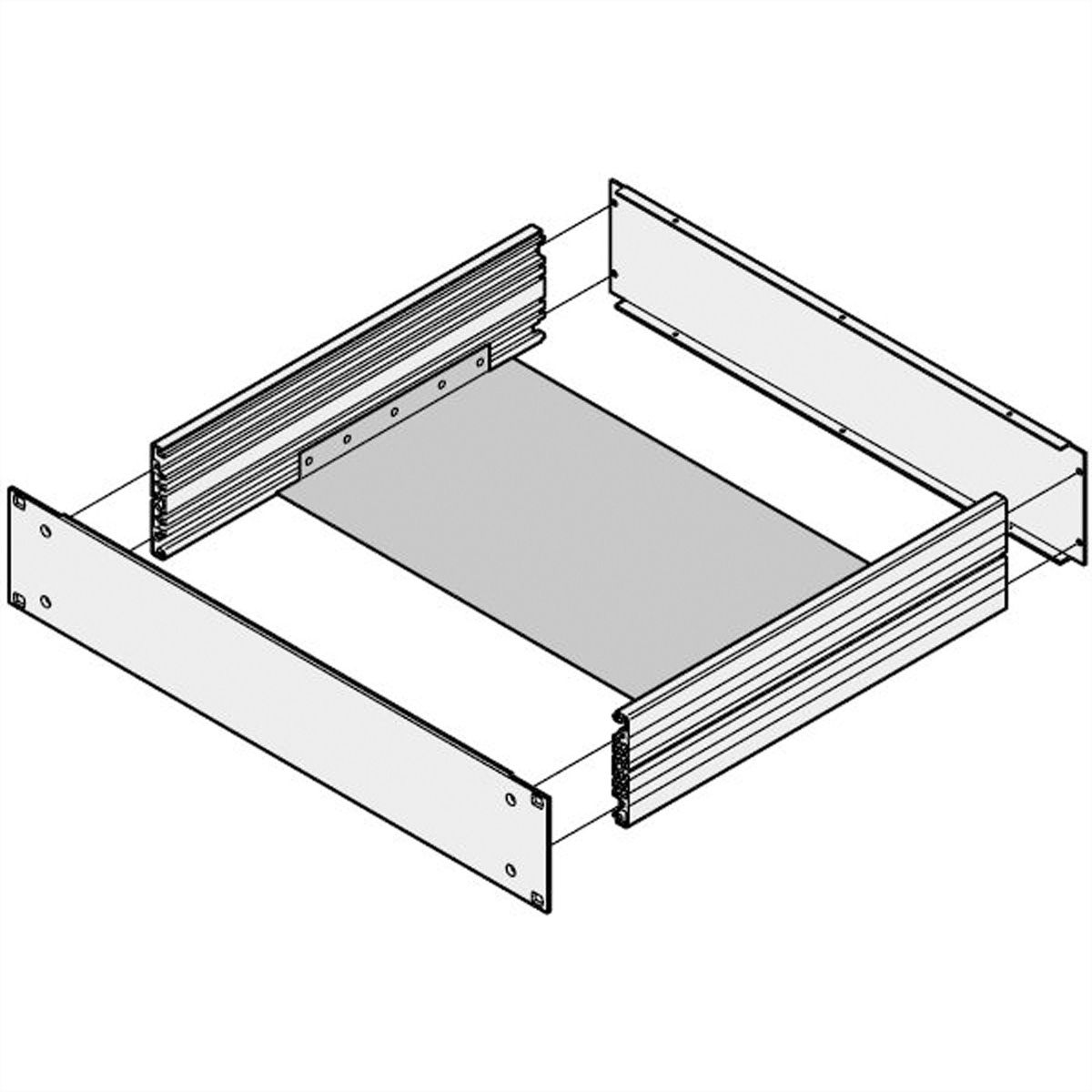 SCHROFF Montageplatte - CHASSISPLATTE 330T