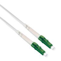ROLINE Glasfaserkabel 9/125 µm OS2, LC/LC, APC, stahlarmiert, simplex, LSOH, weiß, 3 m