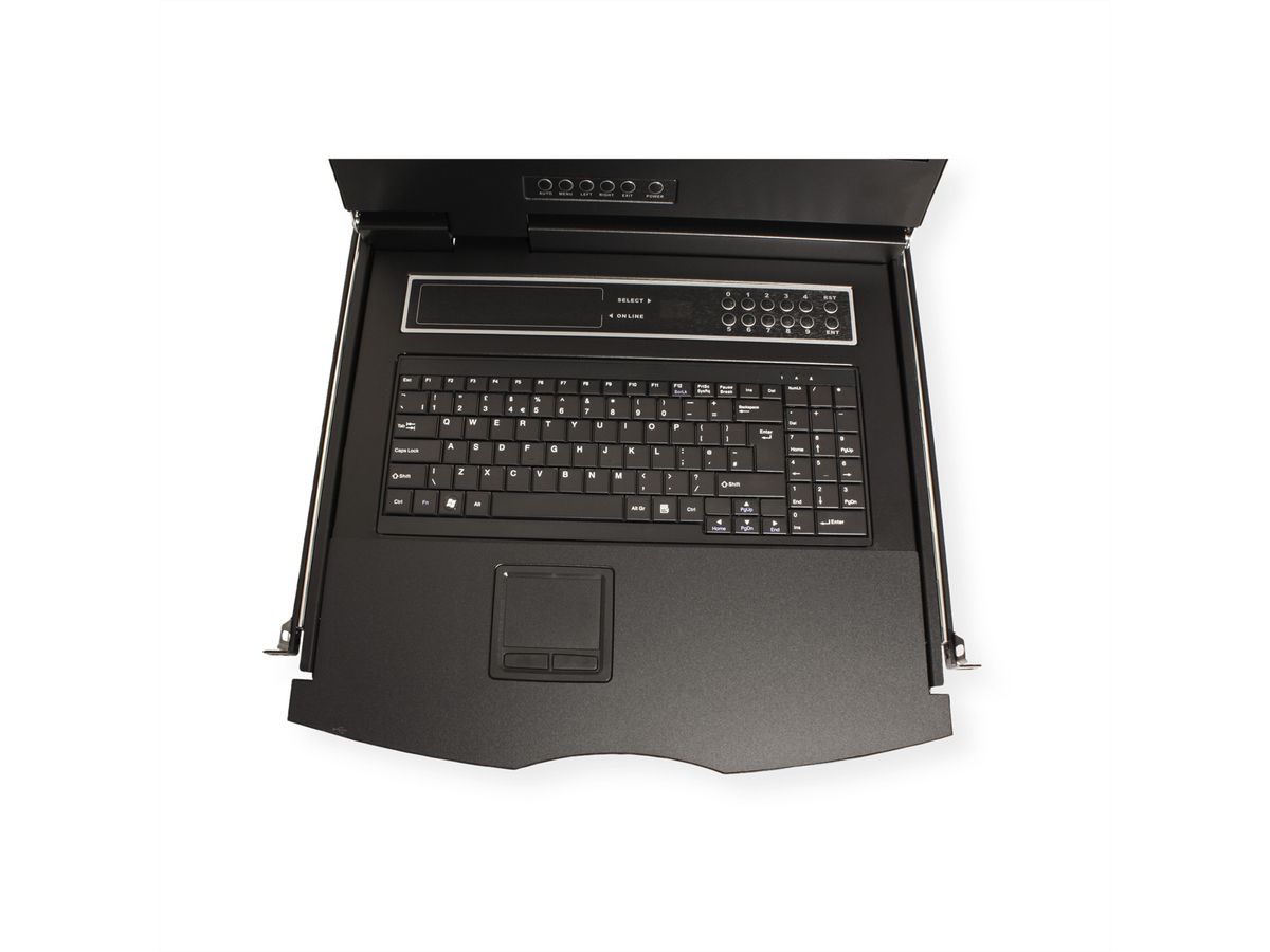 VALUE 19"-KVM-Konsole, 48 cm (19") TFT (16:9), VGA, USB, UK-Layout