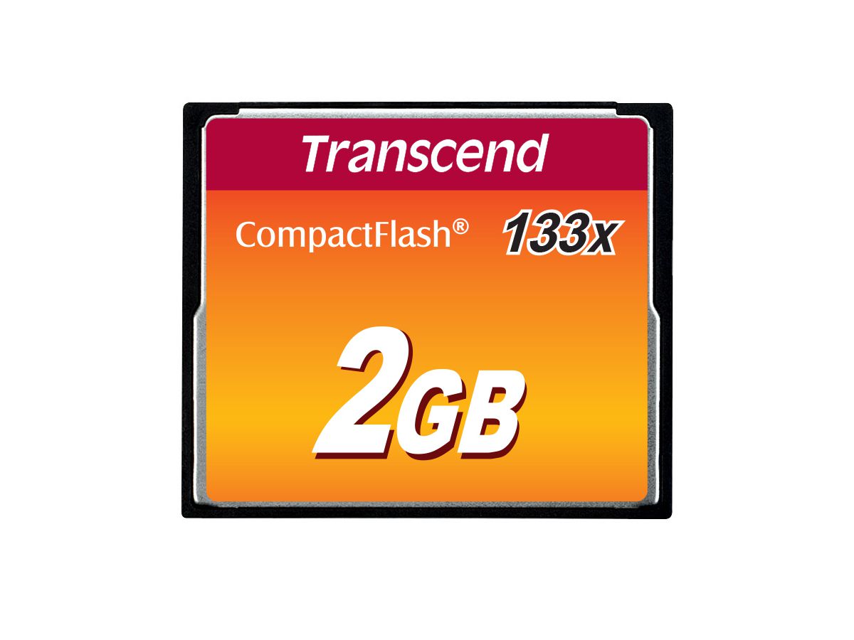 Transcend TS2GCF133 Speicherkarte 2 GB Kompaktflash MLC