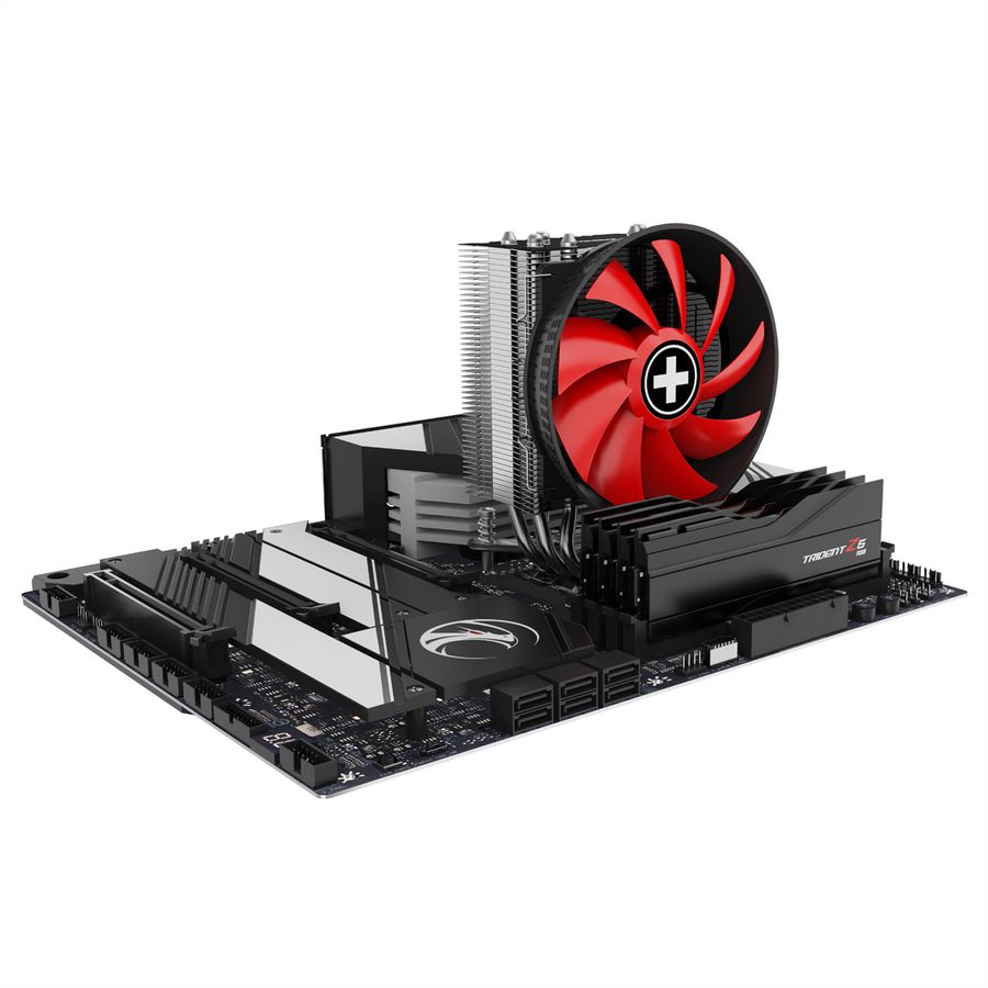 XILENCE XC049 CPU-Kühler, 120mm PWM FDB Lüfter, 150W TDP