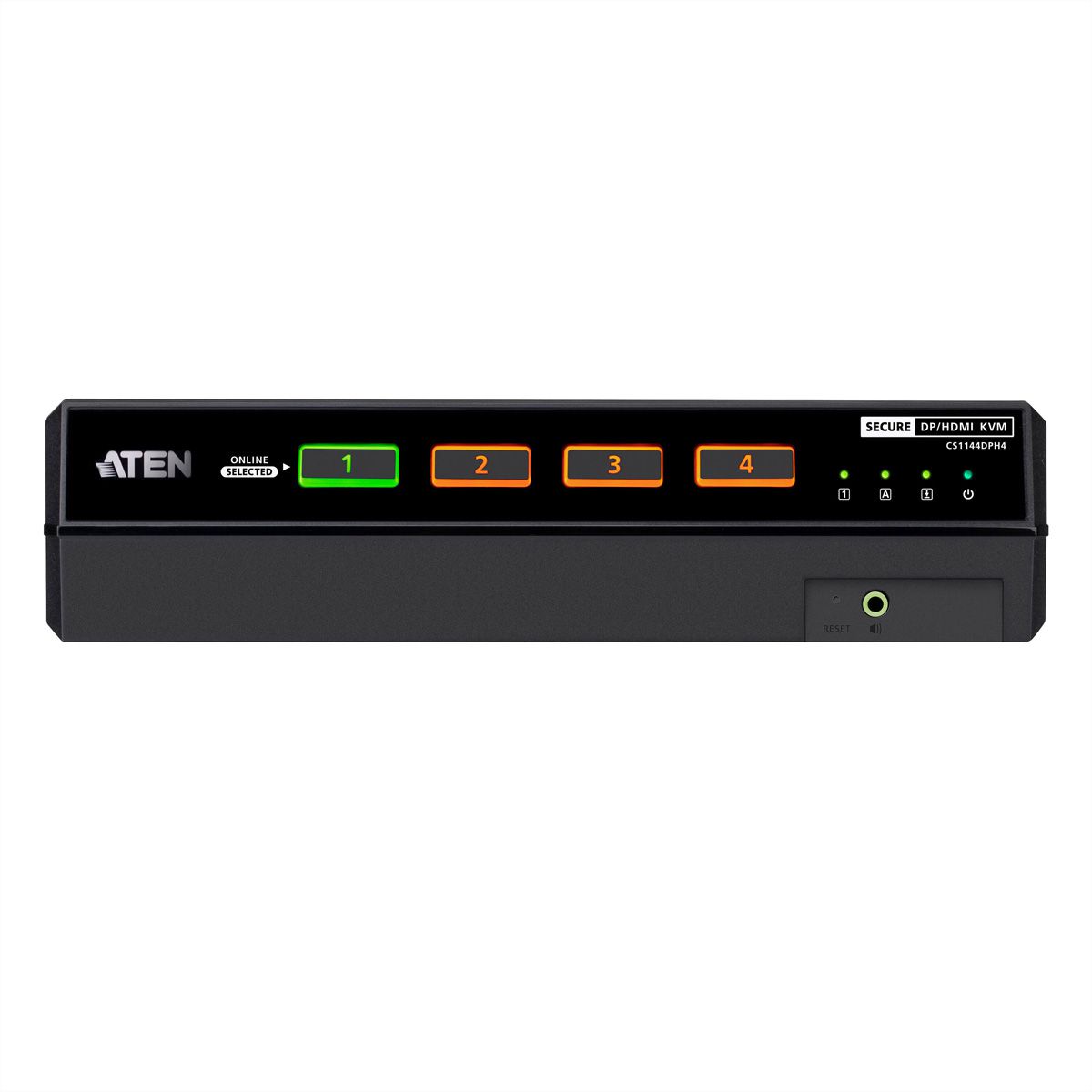 ATEN CS1144DPH4 4-Port USB 5K DP/HDMI, Dual Bildschirm Universal Secure KVM Switch