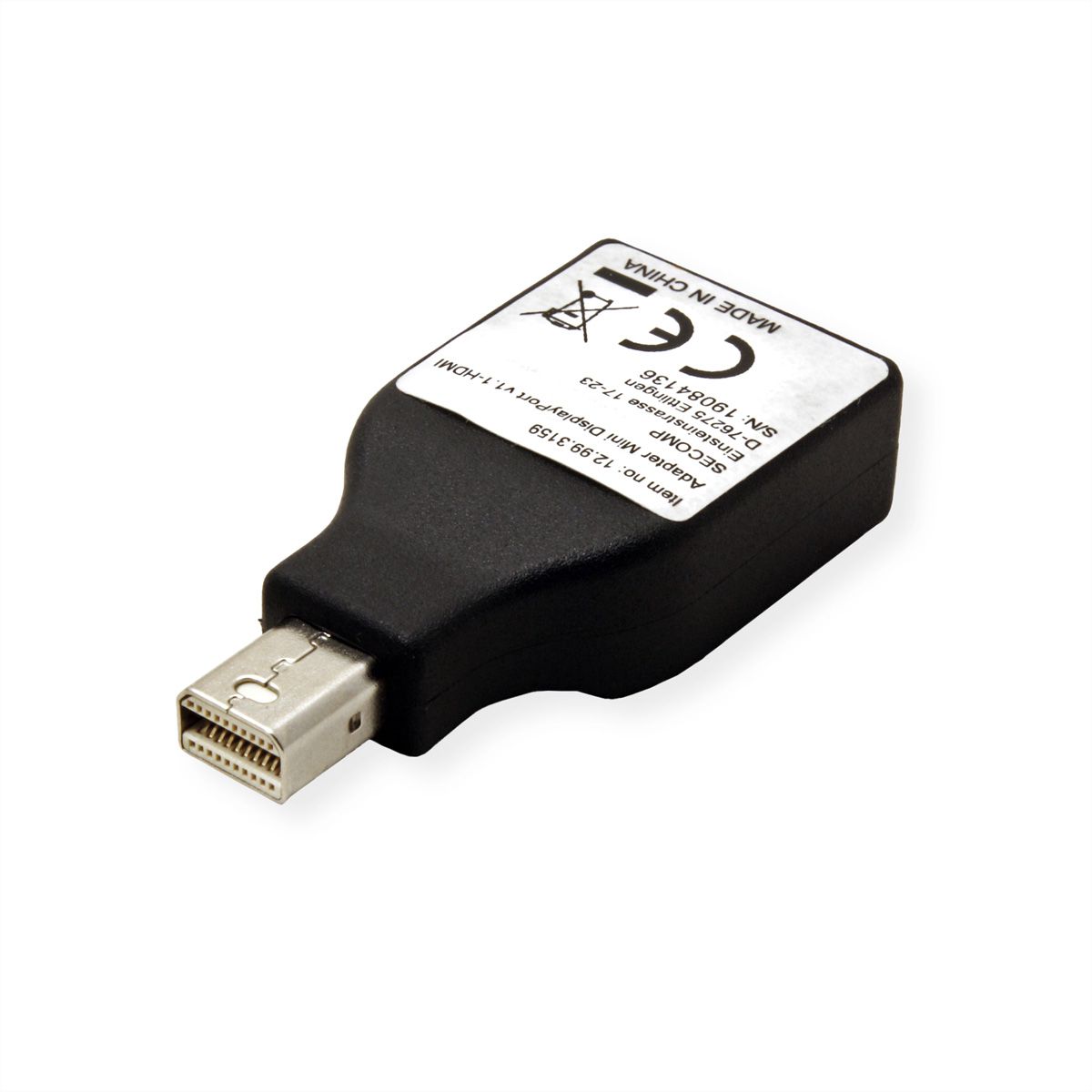 VALUE Mini DisplayPort-HDMI Adapter, Mini DP ST - HDMI BU