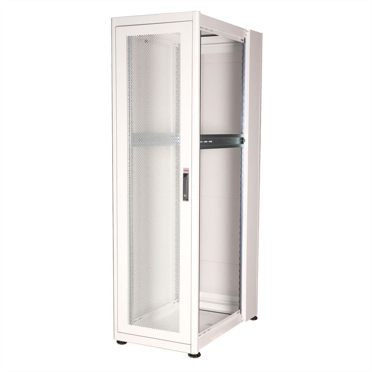 ROLINE 19-Zoll Serverschrank Basic 42 HE, 600x1000 BxT perforiert grau