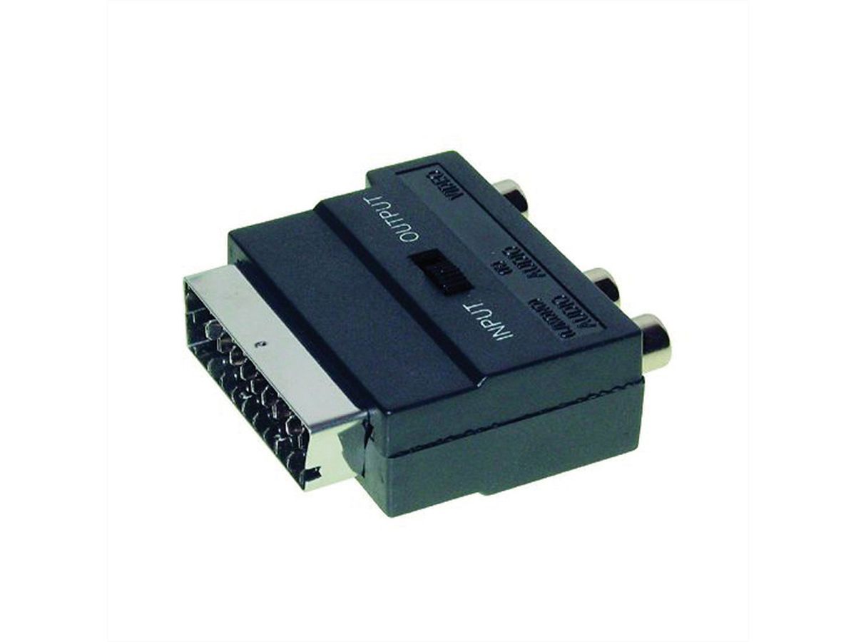 Scart Adapter, Schalter für Input / Output