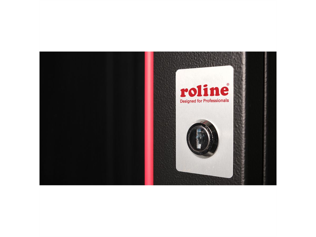 ROLINE 19-Zoll Wandgehäuse Pro 9 HE, 600x450 BxT schwarz