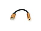 ROLINE GOLD Adapter USB Typ C - 3,5mm Audio, ST/BU, 0,13 m