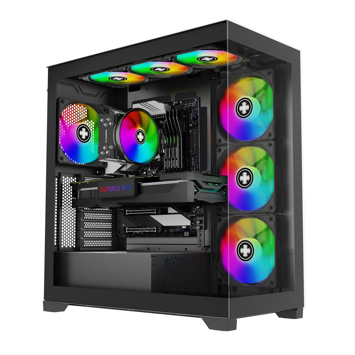 XILENCE XC149 ARGB CPU-Kühler, 120mm PWM FDB Lüfter, 150W TDP