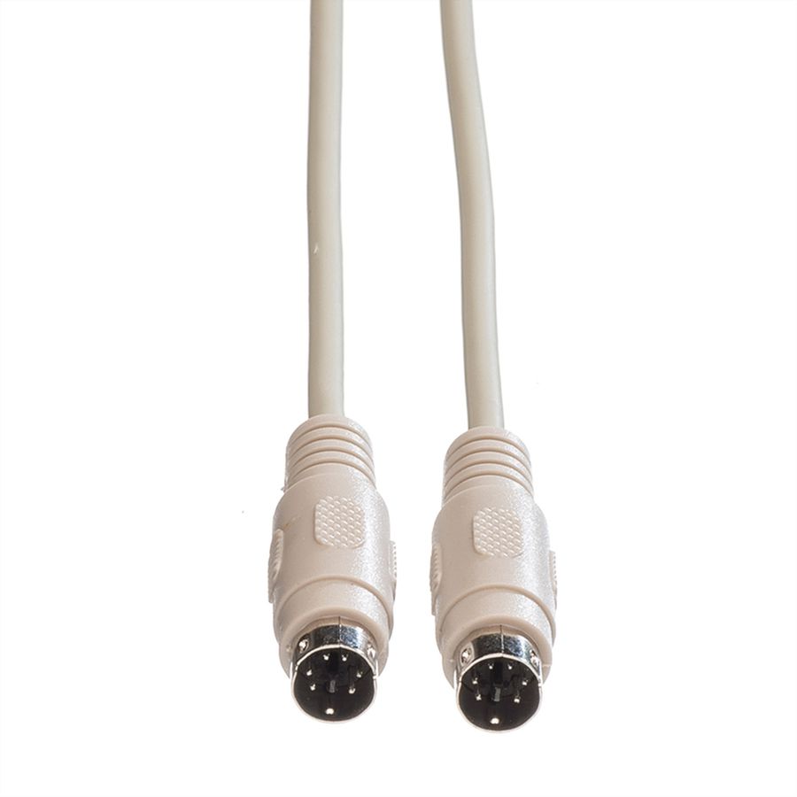 ROLINE Tastatur-Kabel-PS/2 ST/ST, 1,8 m