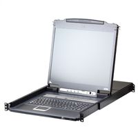 ATEN CL5708iM LCD KVM Switch Over IP, USB-PS/2,VGA , 8-Ports, CH-Layout