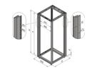 SCHROFF Gestell Heavy-Duty - GEST.HD19"47HE 553B800T 7021