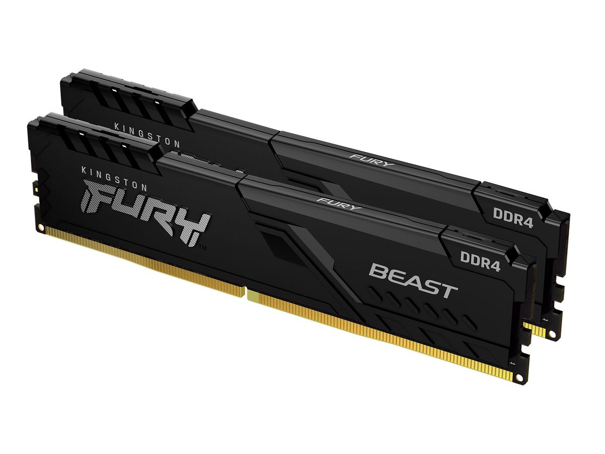 Kingston Technology FURY 16GB 3600MT/s DDR4 CL17 DIMM (2er-Kit) Beast Black