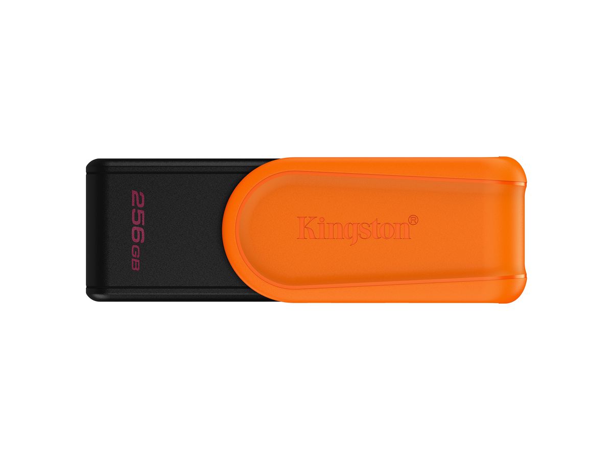 Kingston Technology DataTraveler 256GB Portable USB 3.2 Gen 1 Exodia S (Schwarz/Orange)