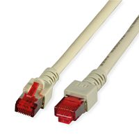 Patchkabel Cat.6 (Class E) S/FTP (PiMF), LSOH, grau, 15 m