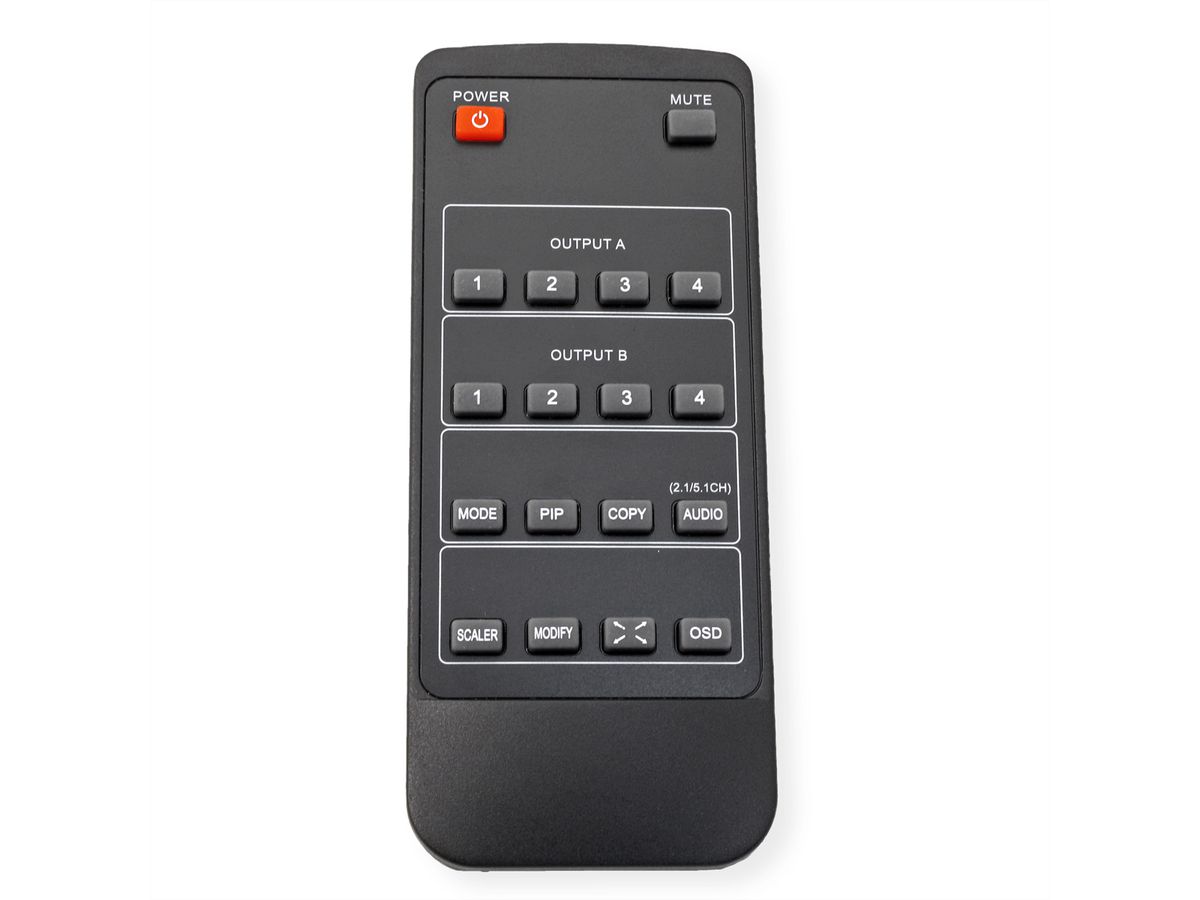 VALUE HDMI Matrix Switch, 4x2 QUAD Multi-Viewer, nahtlose Umschaltung