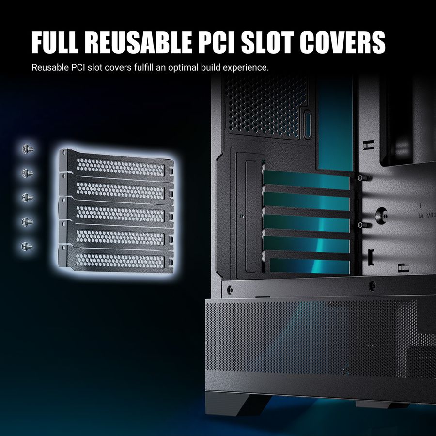 ANTEC CX500M ARGB PC Gehäuse Mini Tower Micro-ATX, schwarz