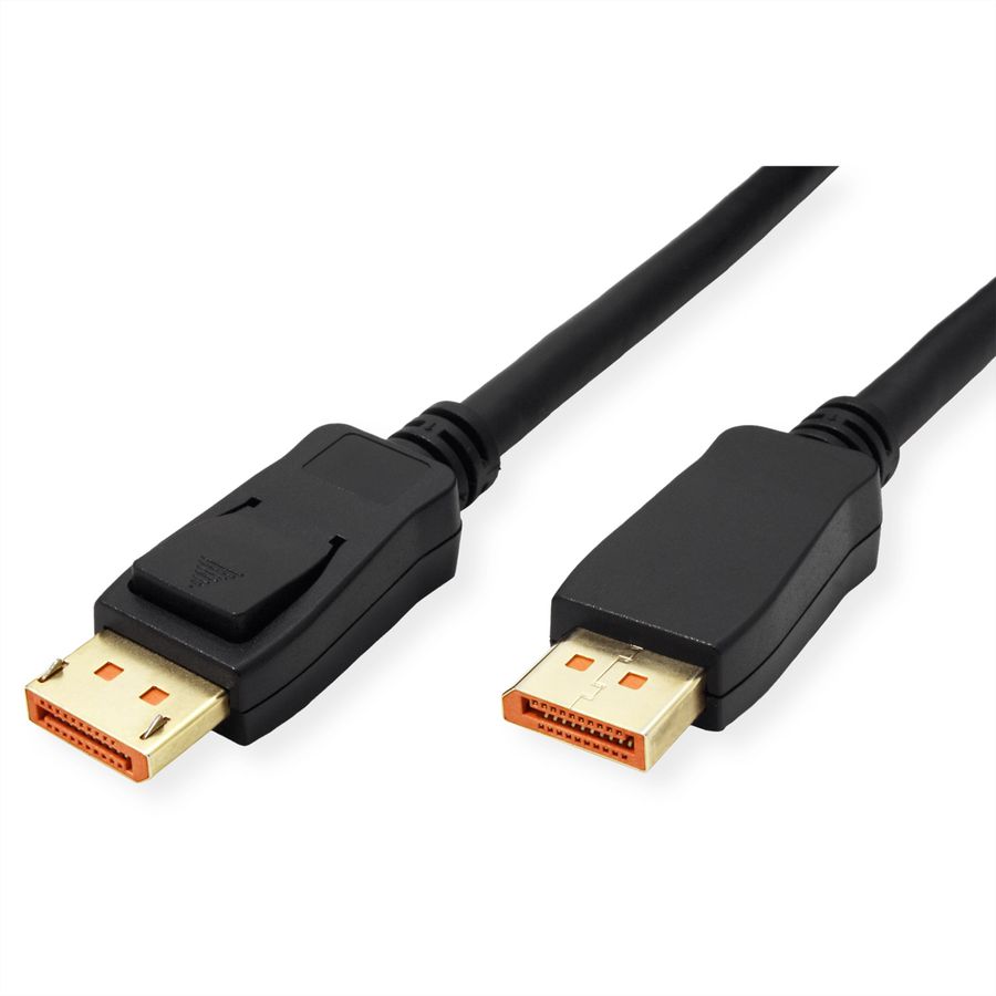 ROLINE DisplayPort Kabel, v2.1, 16K, DP ST - ST, schwarz, 3 m