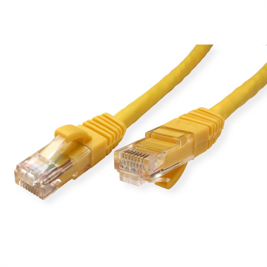 VALUE Patchkabel Cat.6 (Class E) UTP, LSOH, gelb, 10 m