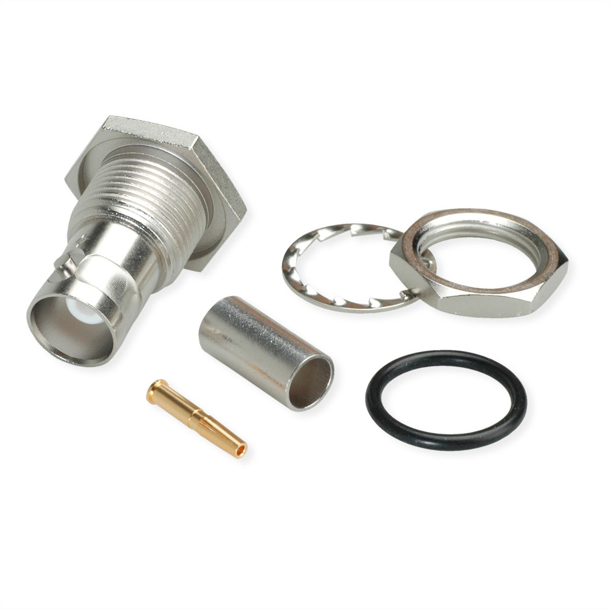 TELEGÄRTNER BNC-Kabeleinbaubuchse 50 Ohm für RG-58C/U