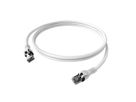 EasyLan DualBoot PushPull IP20 Patchkabel, Kat.6A (Class EA), S/FTP, weiß, 2 m
