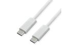 ROLINE USB4 Gen3x2 Kabel, C–C, ST/ST, 40Gbit/s, 240W, weiß, 2 m