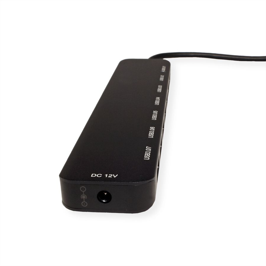 VALUE USB 3.2 Gen 1 Hub, 7fach, Typ C Anschlusskabel