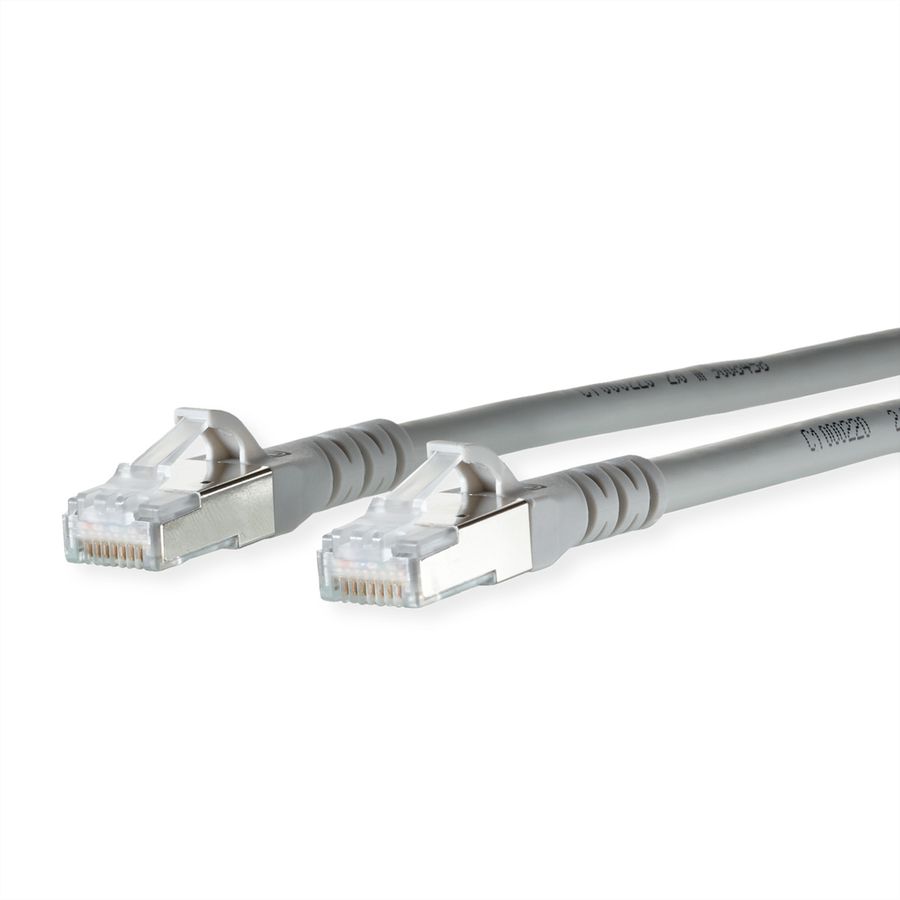 METZ CONNECT Patchkabel Cat.6A AWG 26, LSOH, grau, 1,5 m