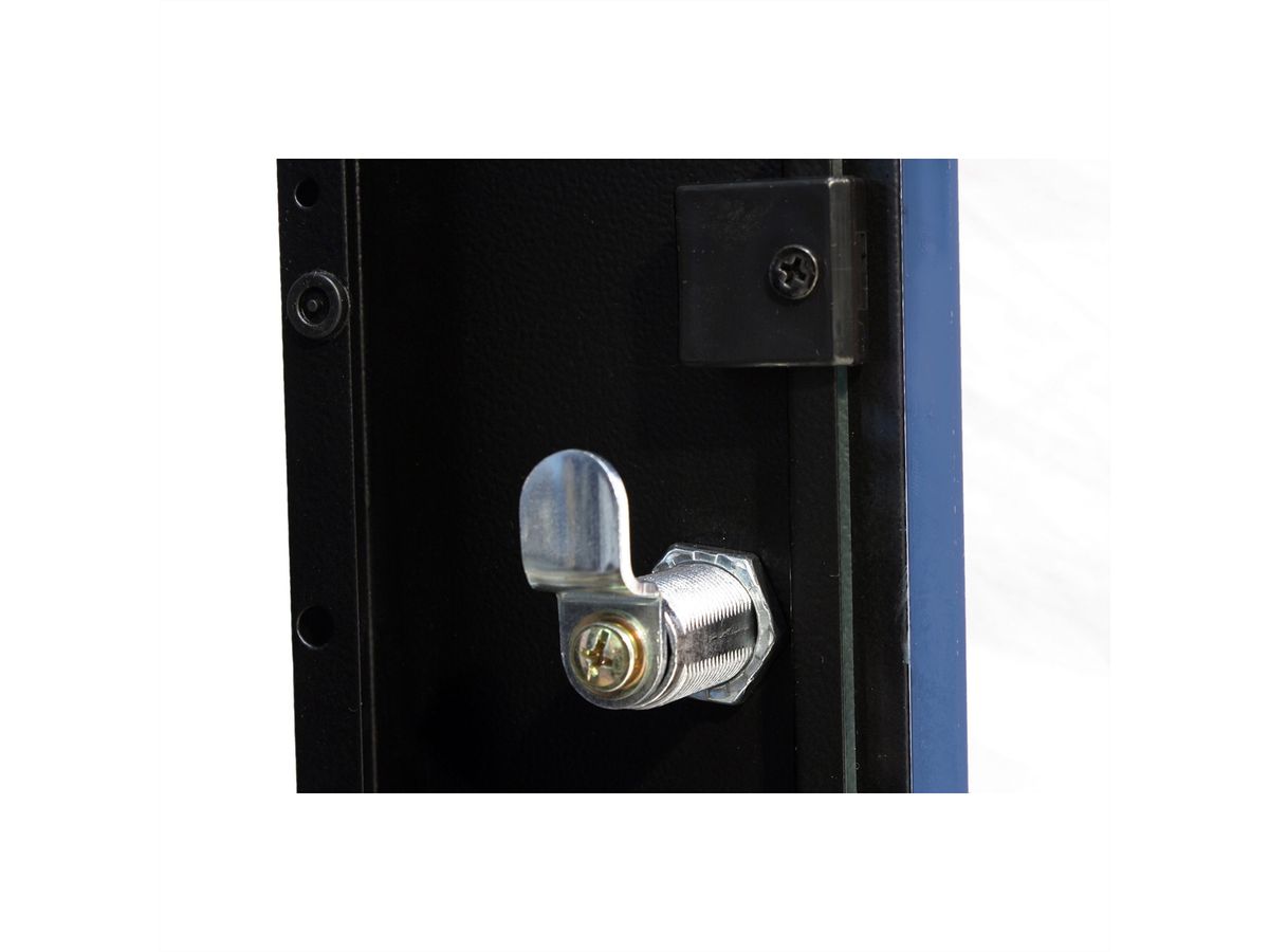 VALUE 19-Zoll Wandgehäuse 18HE, 600x600mm schwarz, Bausatz