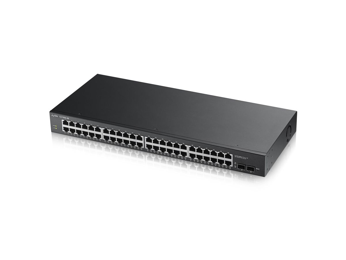 Zyxel GS1900-48-EU0102F Netzwerk-Switch L2 Gigabit Ethernet (10/100/1000) Schwarz