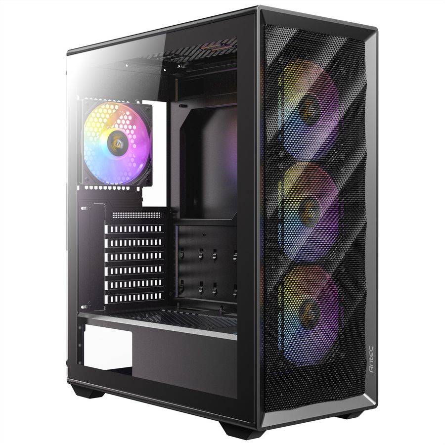 ANTEC AX85 ARGB PC Gehäuse Midi Tower Gaming ATX, schwarz