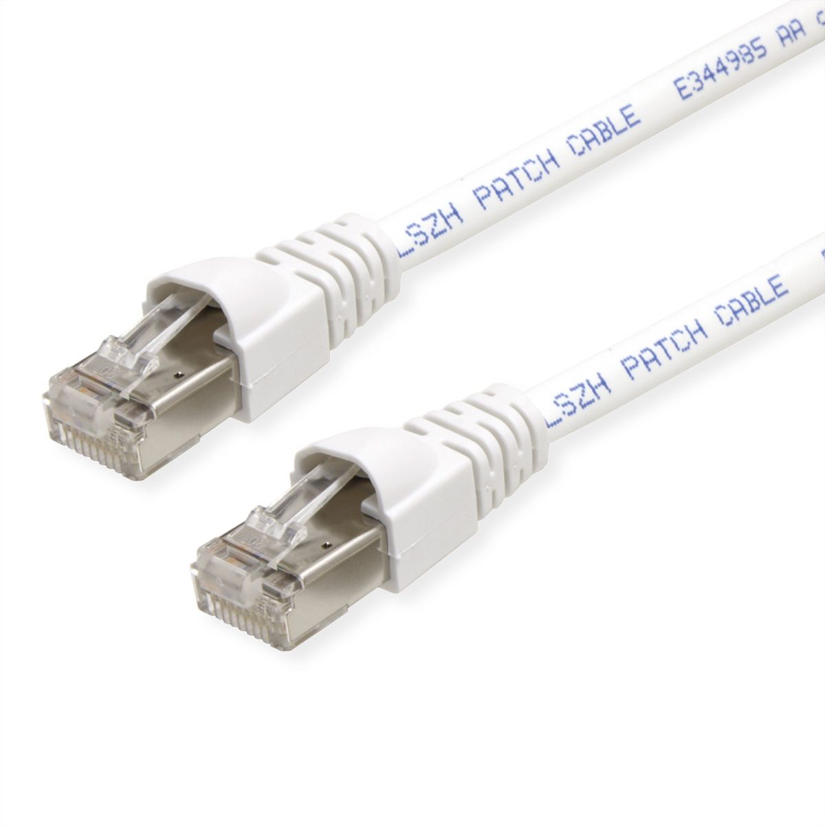 TELEGÄRTNER Patchkabel S/FTP, Cat.6A, LSOH, weiß, 2 m