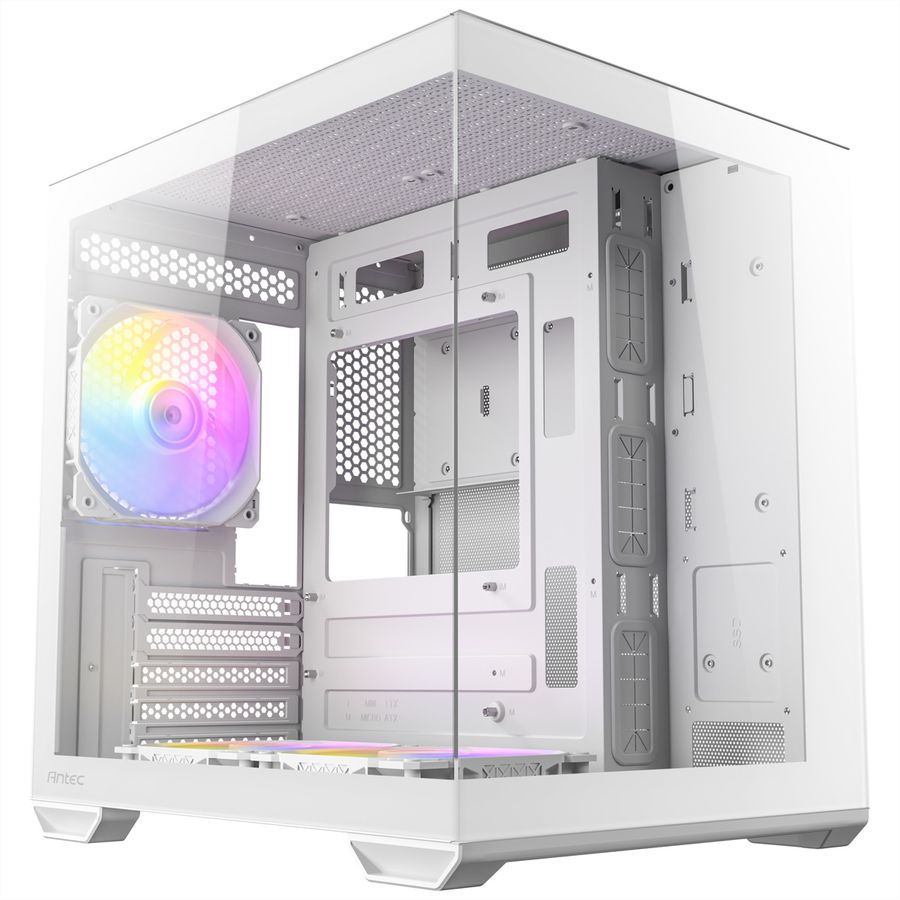ANTEC CX60M ARGB PC Gehäuse Mini Tower Micro-ATX, weiß