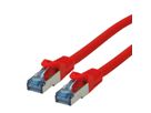 ROLINE Patchkabel Kat.6A S/FTP (PiMF), Component Level, LSOH, rot, 0,3 m