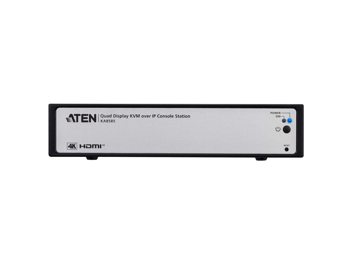 ATEN KA8585 Quad HDMI DP KVM Konsolenstation over IP