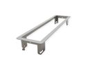 BACHMANN POWER FRAME Einbaurahmen Medium 4-fach, silberfarben