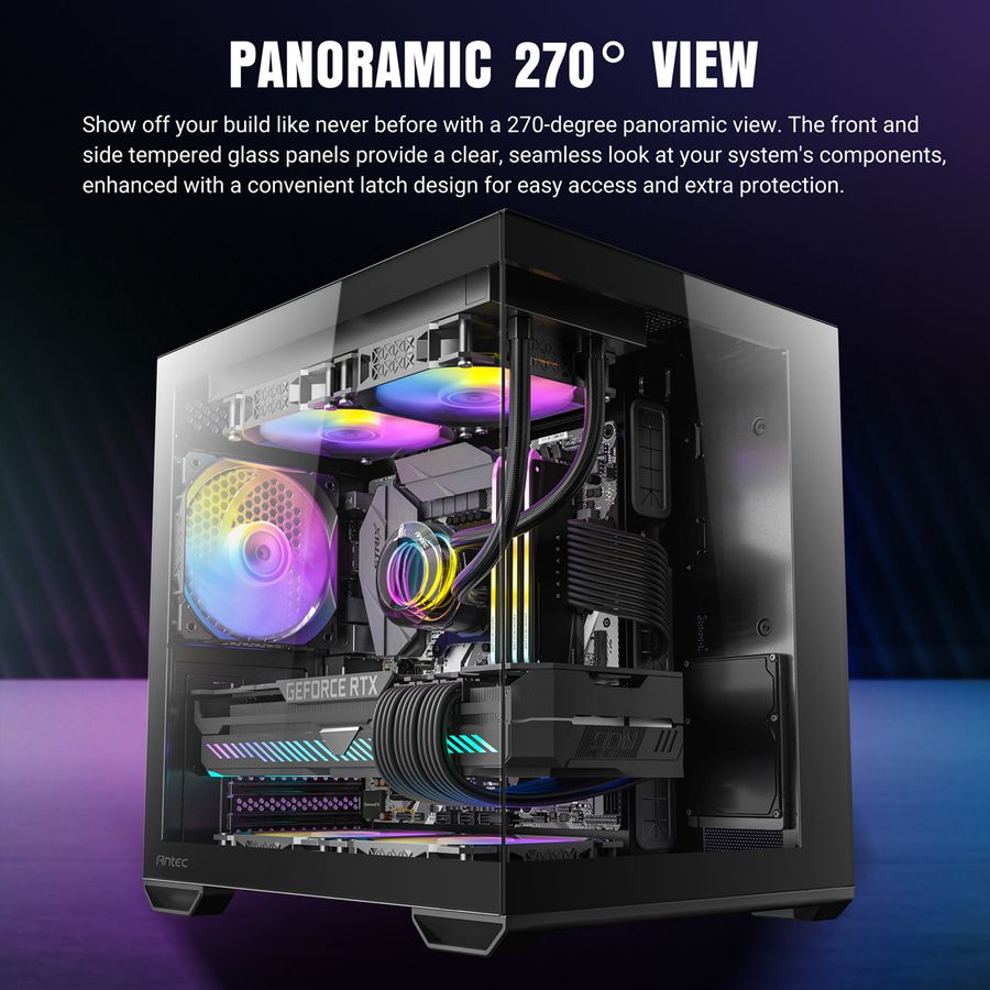 ANTEC CX60M ARGB PC Gehäuse Mini Tower Micro-ATX, weiß